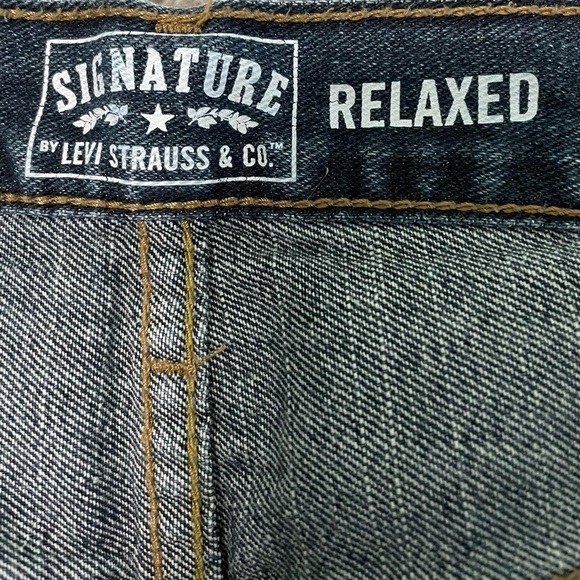 Levi Stause blue jeans size 34W 34L Relaxed fit, boot cut - Picture 5 of 6